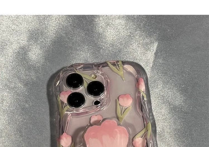 / Floral Stand iPhone Print Case Set