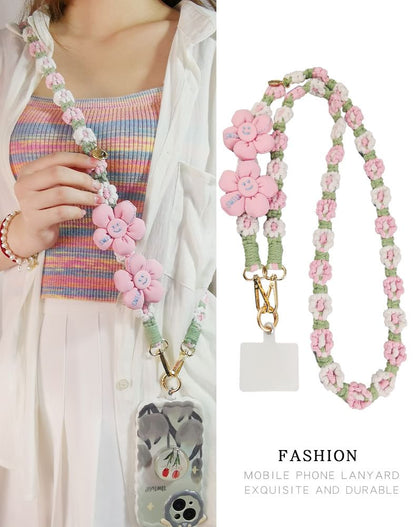 Lanyard Flower with Pad Phone