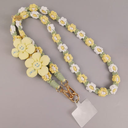 Lanyard Flower with Pad Phone