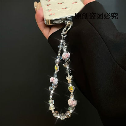 Flower with Phone Pad Lanyard