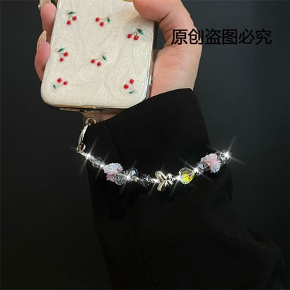 Flower with Phone Pad Lanyard