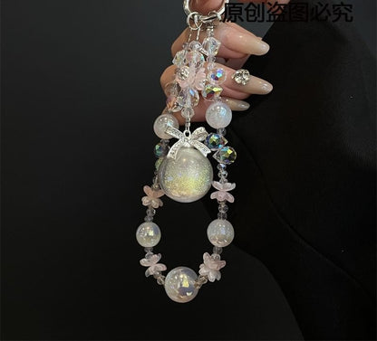 Faux Pad with Lanyard Phone Pearl