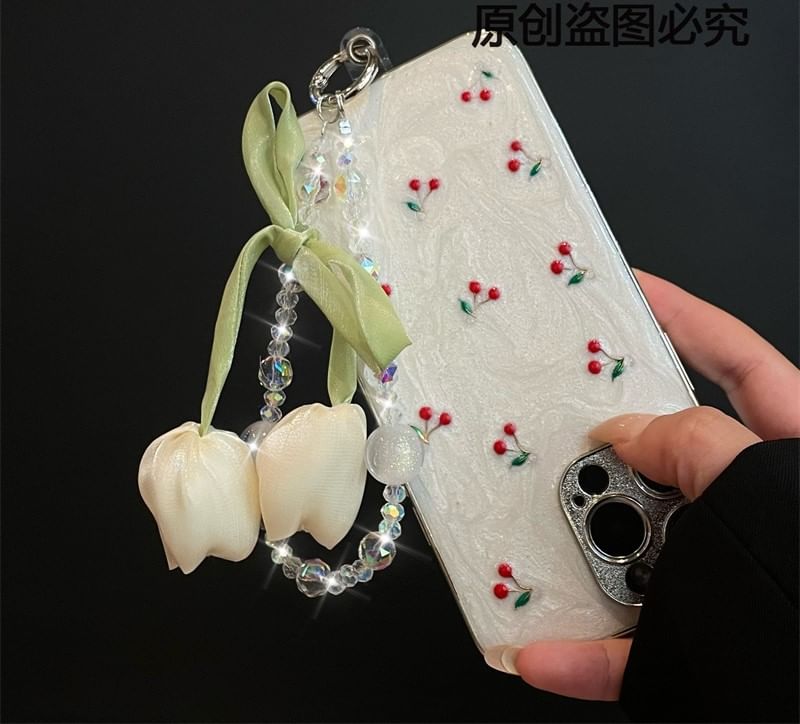 Pad Flower Lanyard with Phone