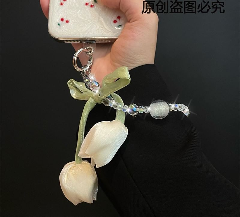 Pad Flower Lanyard with Phone