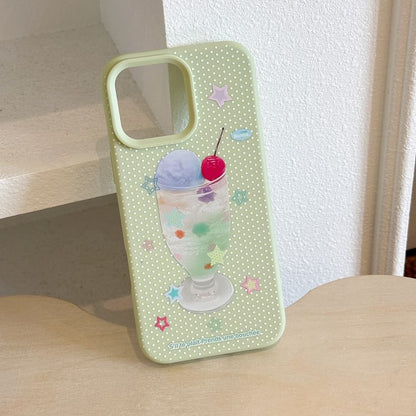 Case Phone Cream Ice Print