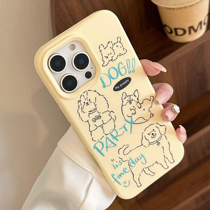 Case Phone Dog Print