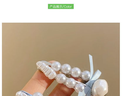 Set Clip Hair Pearl / Faux