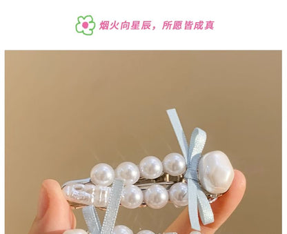Set Clip Hair Pearl / Faux