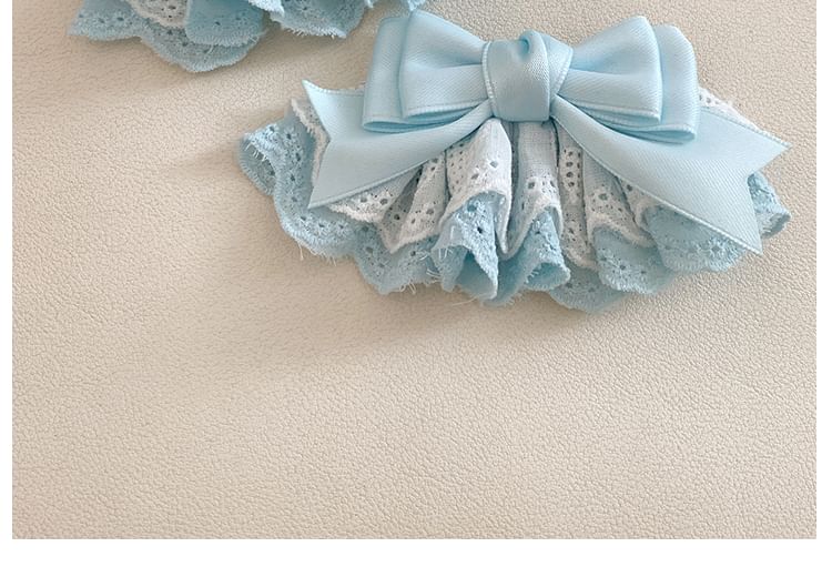 Hair Set / Bow Clip Lace
