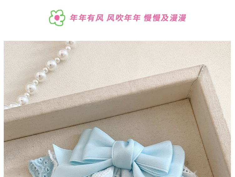Hair Set / Bow Clip Lace