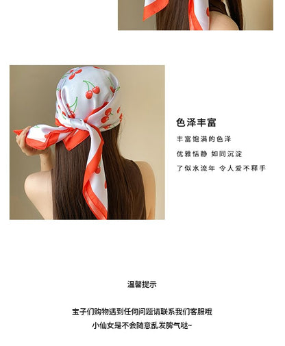 Print Cherry Head Band