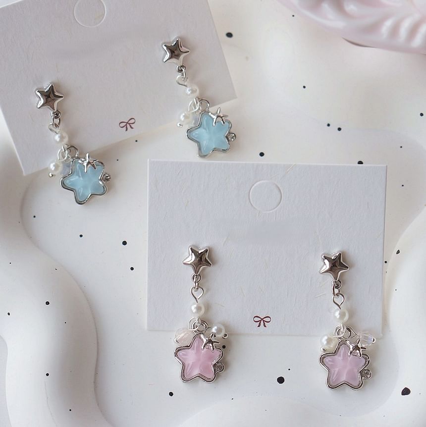 Star / Clip Earring On Dangle