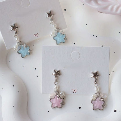 Star / Clip Earring On Dangle