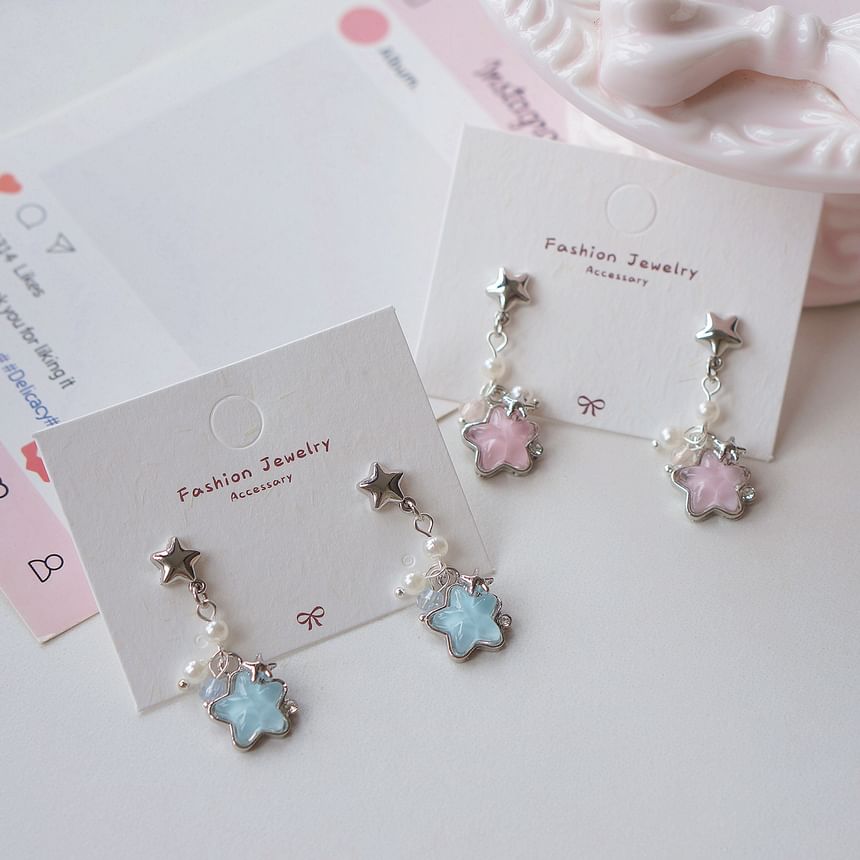 Star / Clip Earring On Dangle
