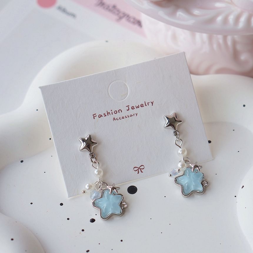Star / Clip Earring On Dangle