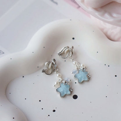 Star / Clip Earring On Dangle