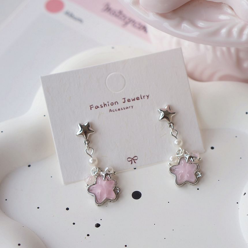 Star / Clip Earring On Dangle