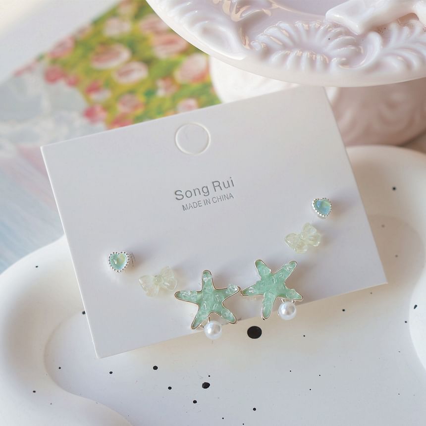 Starfish Earring Set Stud