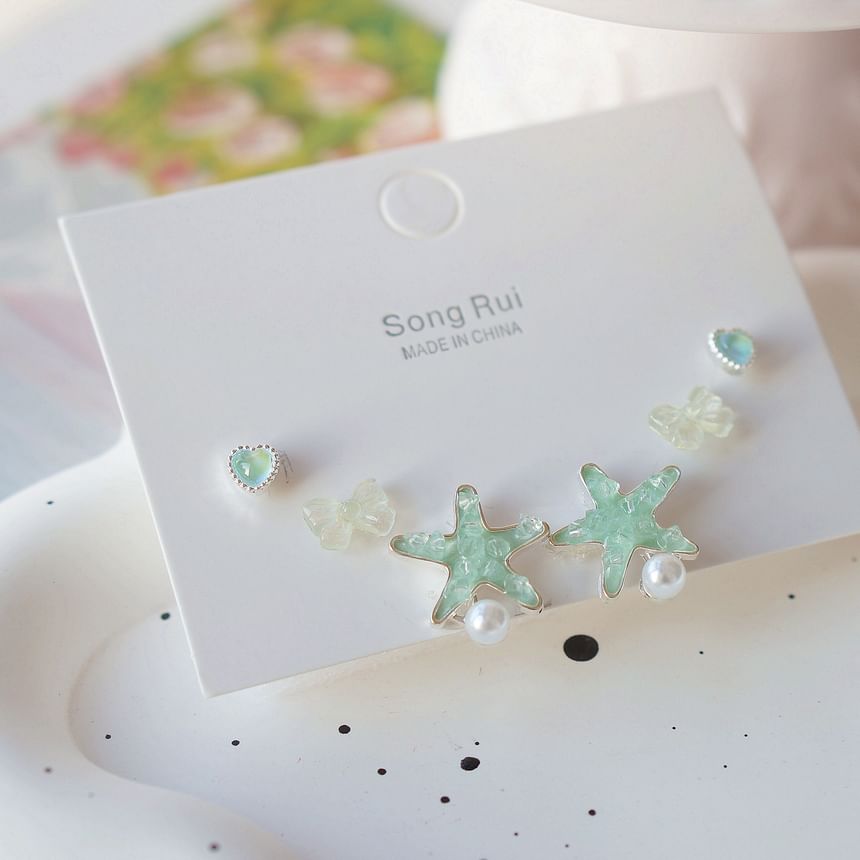 Starfish Earring Set Stud