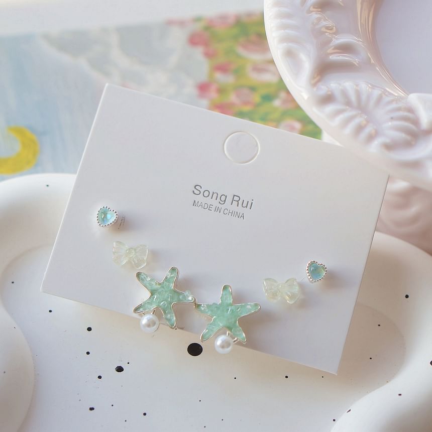 Starfish Earring Set Stud