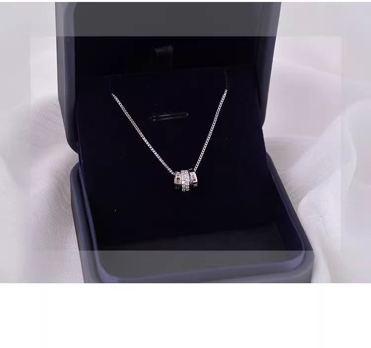 CZ Hoop Necklace