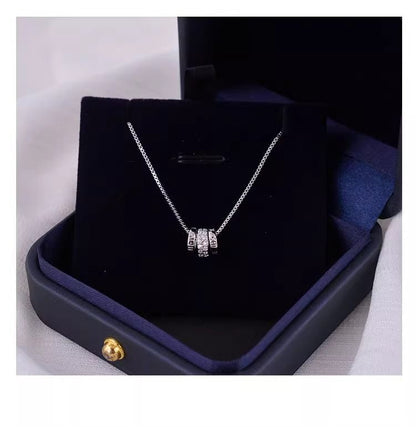 CZ Hoop Necklace