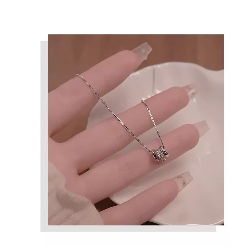 CZ Hoop Necklace