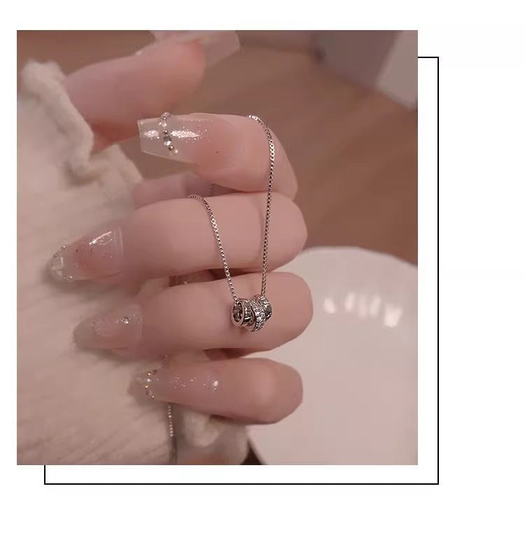 CZ Hoop Necklace