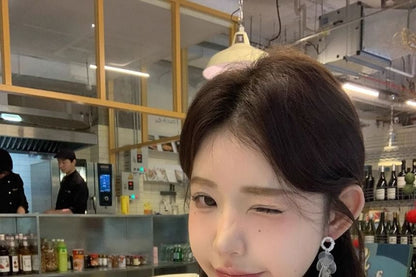 Disc Dangle Earring