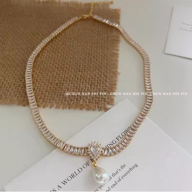 Faux Pearl Necklace