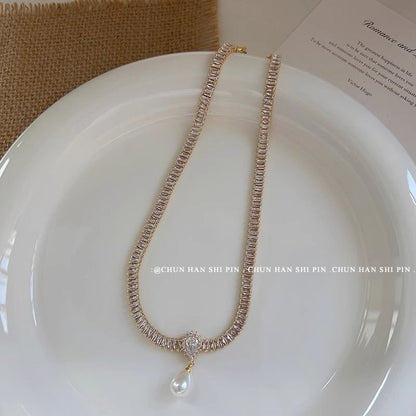 Faux Pearl Necklace