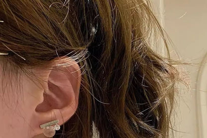 CZ Rod Earring Stud