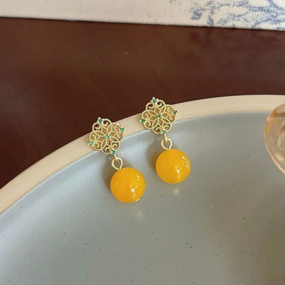 Earring Ball Dangle
