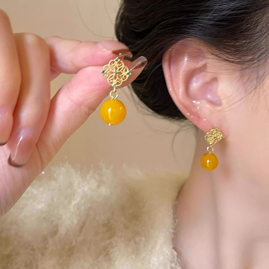 Earring Ball Dangle