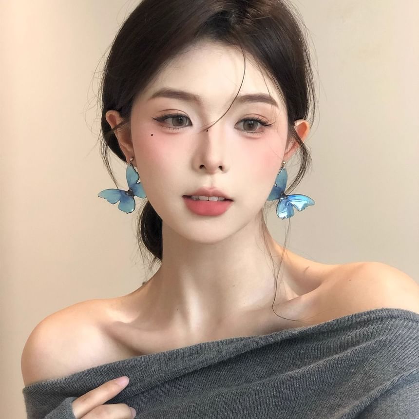 Earring Dangle Butterfly