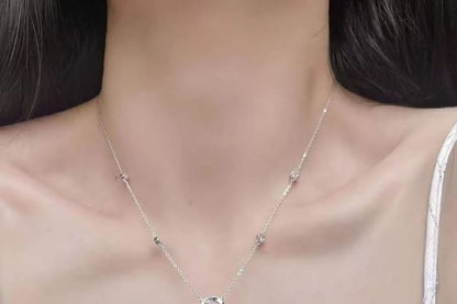 Twisted CZ Necklace