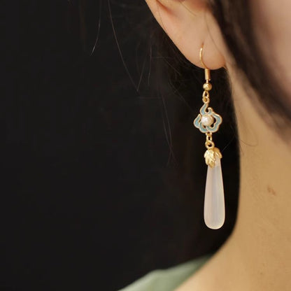 Earring Dangle Jade