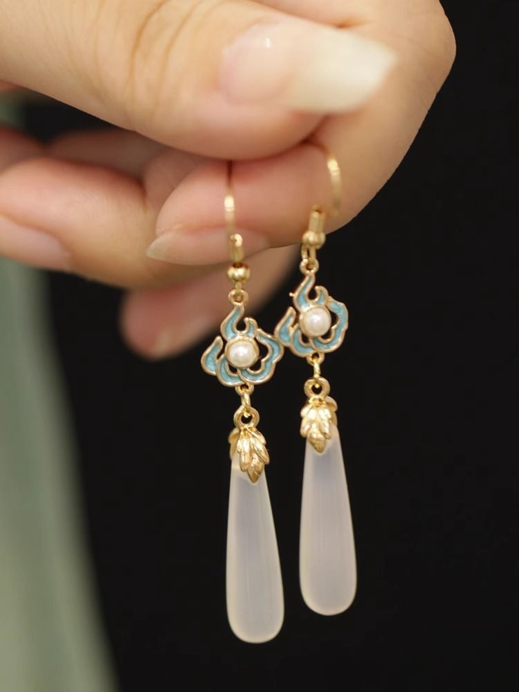 Earring Dangle Jade