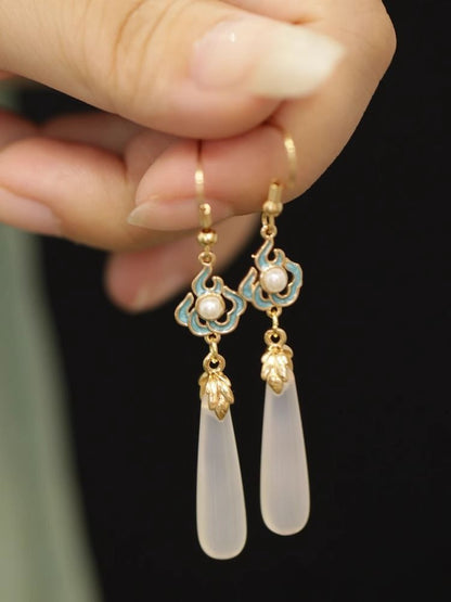 Earring Dangle Jade