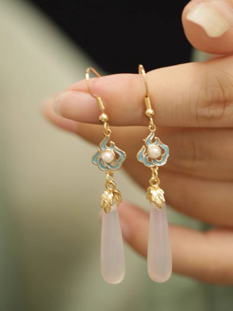 Earring Dangle Jade