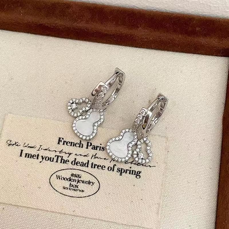 CZ Earring Calabash Hoop