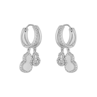 CZ Earring Calabash Hoop