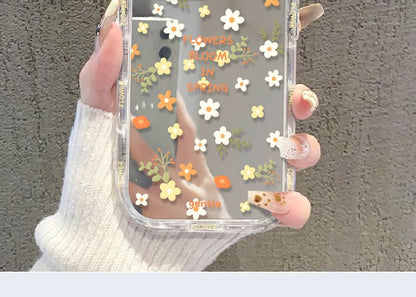 Phone Floral Case Mirrored