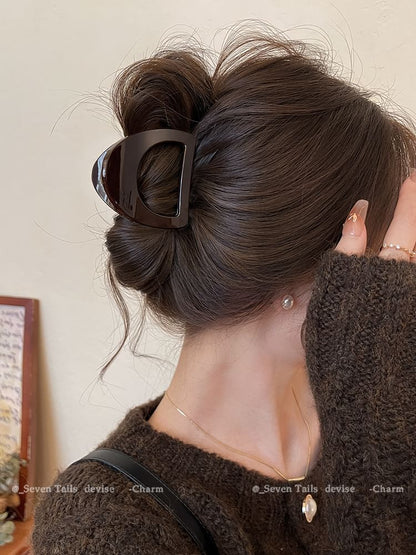 Claw Clip Hair Plain Acrylic