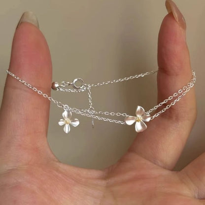 Layered Bracelet Flower