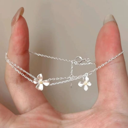 Layered Bracelet Flower