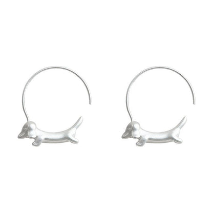 Open Earring Dog Hoop