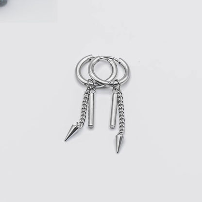 Earring Hoop Drop Bar Spike