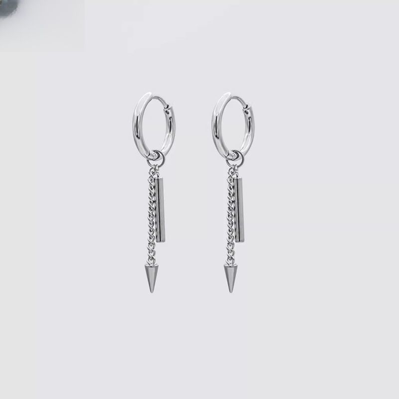 Earring Hoop Drop Bar Spike