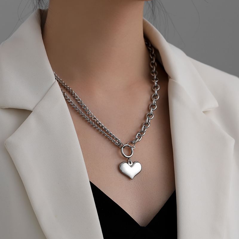 Necklace Heart Pendant